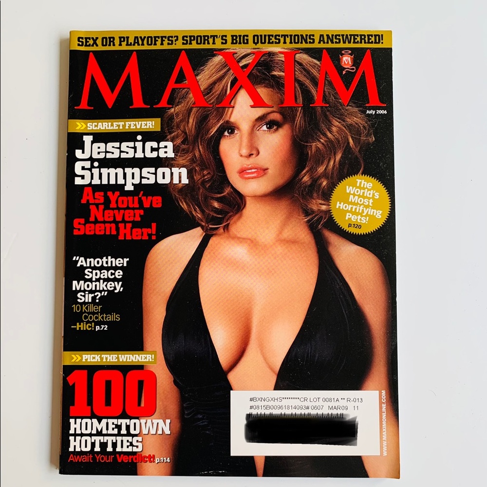 Maxim Magazine Jessica Simpson